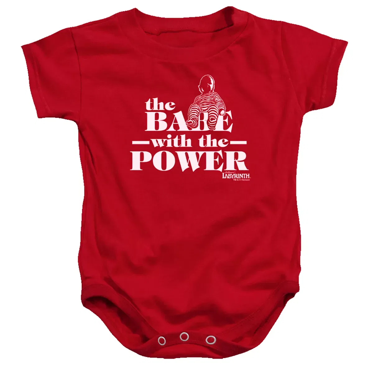 Детское боди с коротким рукавом The Babe With The Power LOGOVISION, Red