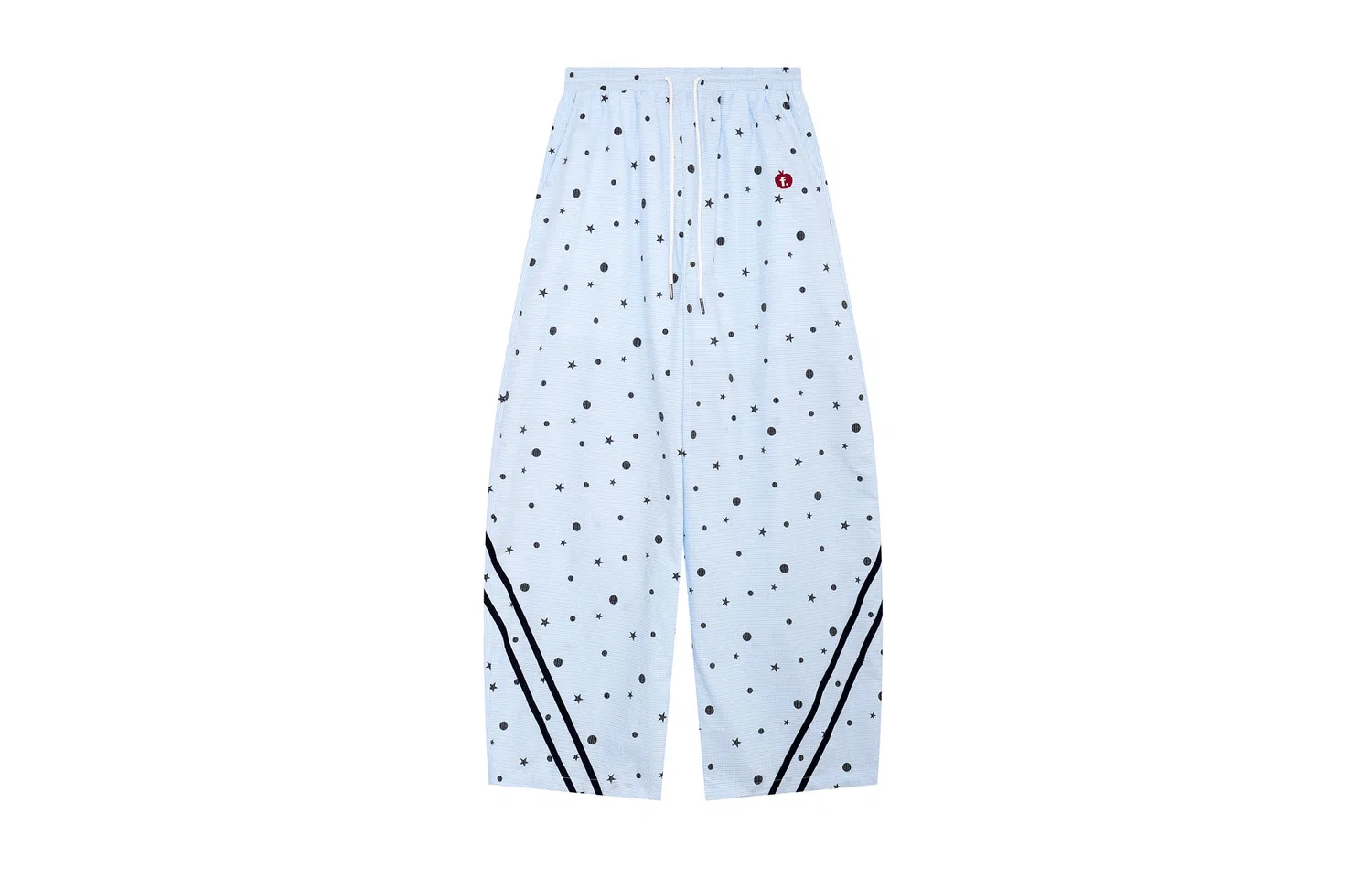 Детские брюки свободного кроя с зауженным низом F426, Blue