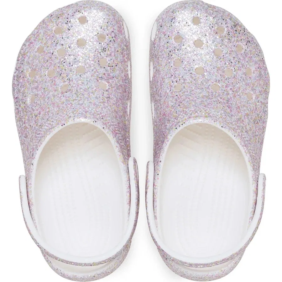 Детские спортивные сандалии Classic Fantasy Glitter Clog Crocs, Розовый — фото 3
