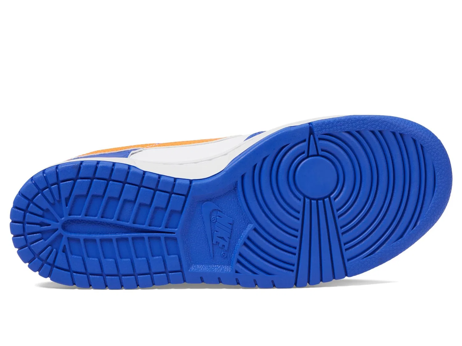 Детские кроссовки для мальчиков NIKE Dunk Low Gs NIKE, Blue Joy Bright Mandarin White Black — фото 3
