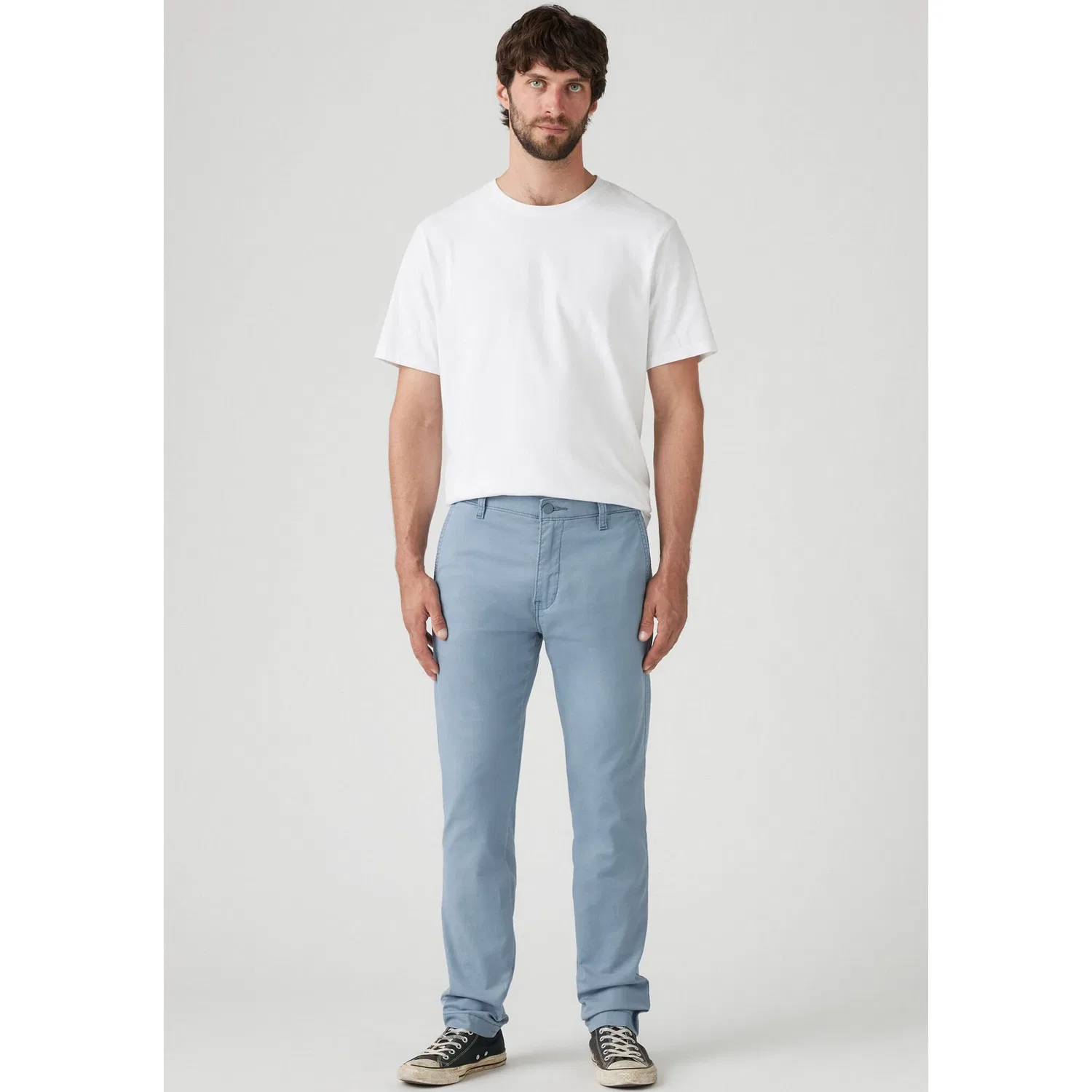 Мужские чиносы зауженные Levi's, Steam Blue — фото 2
