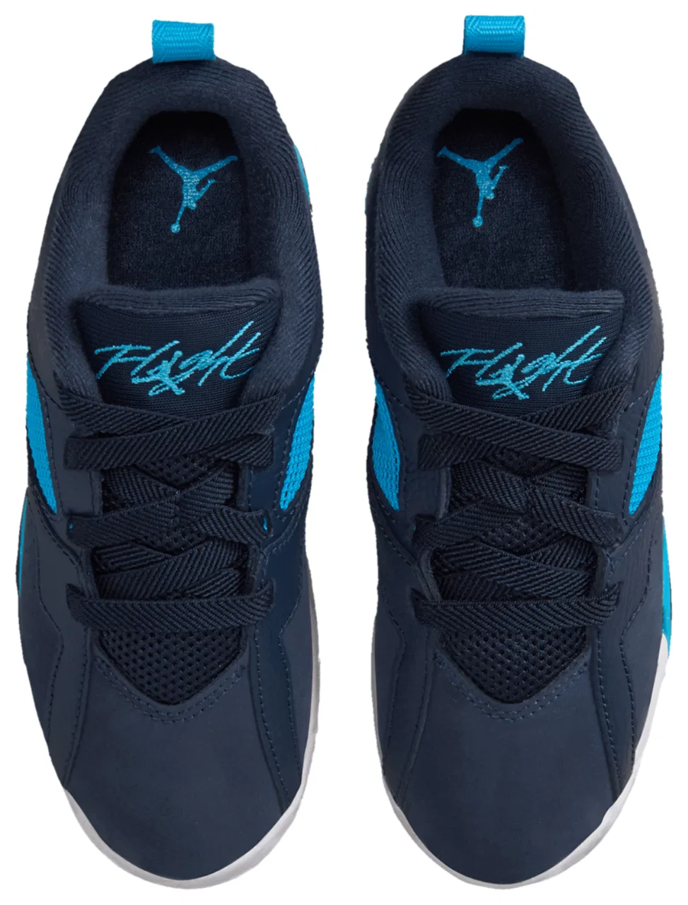 Баскетбольные кроссовки для мальчиков AJ 7 RM Jordan, цвет Obsidian/Dk Powder Blue/White — фото 4