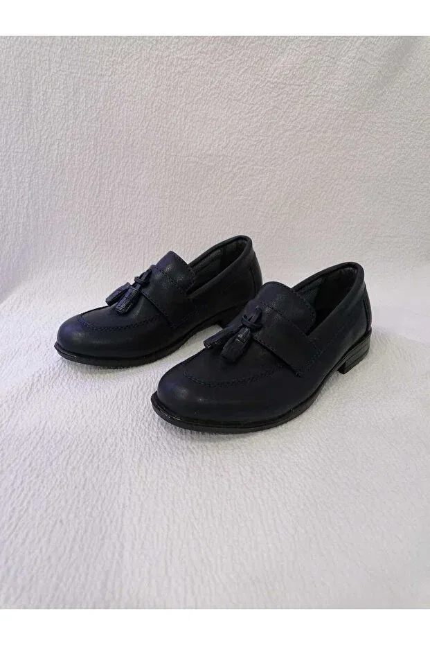 Детские туфли для мальчиков с ортопедической подошвой Glam Özgür Kids, Navy Blue