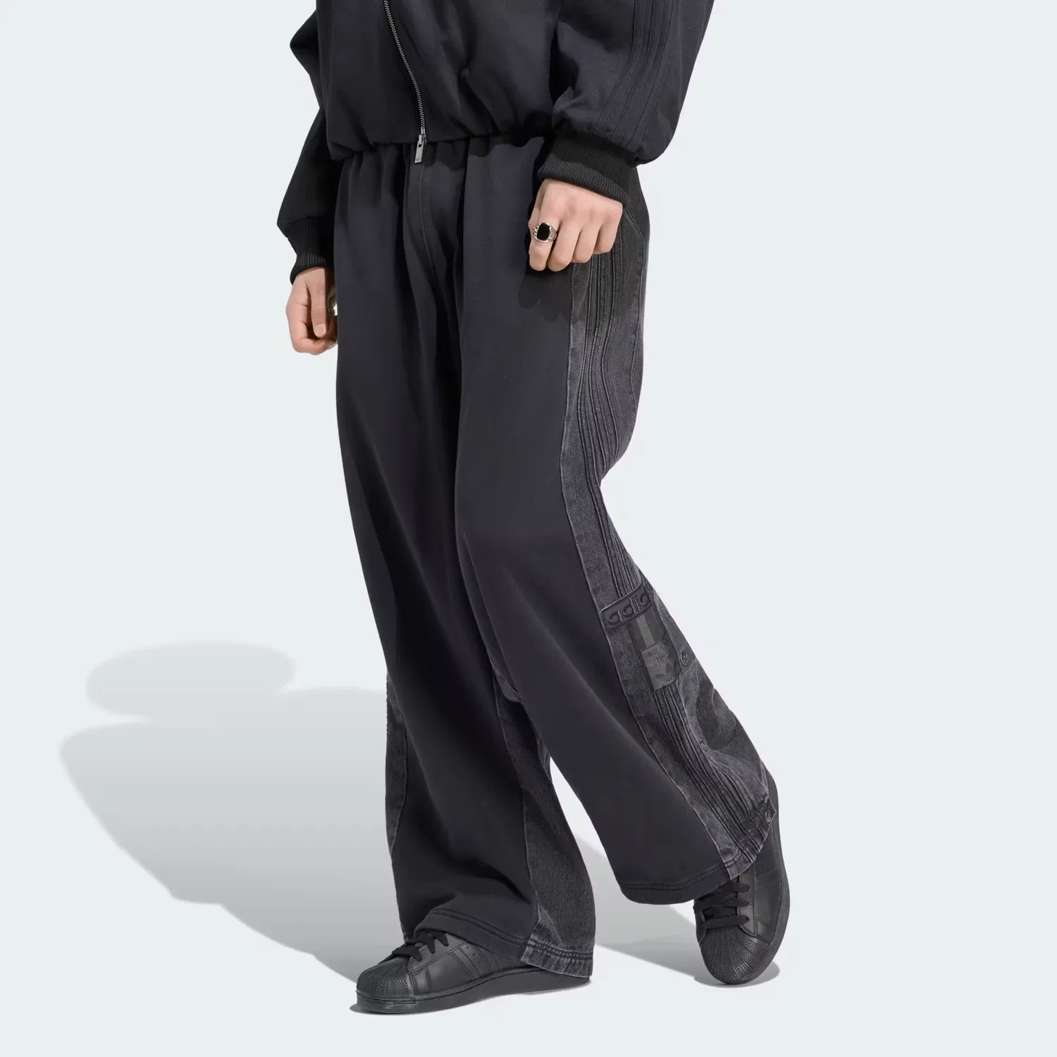 Мужские брюки свободного кроя Adibreak Adidas Originals, черный