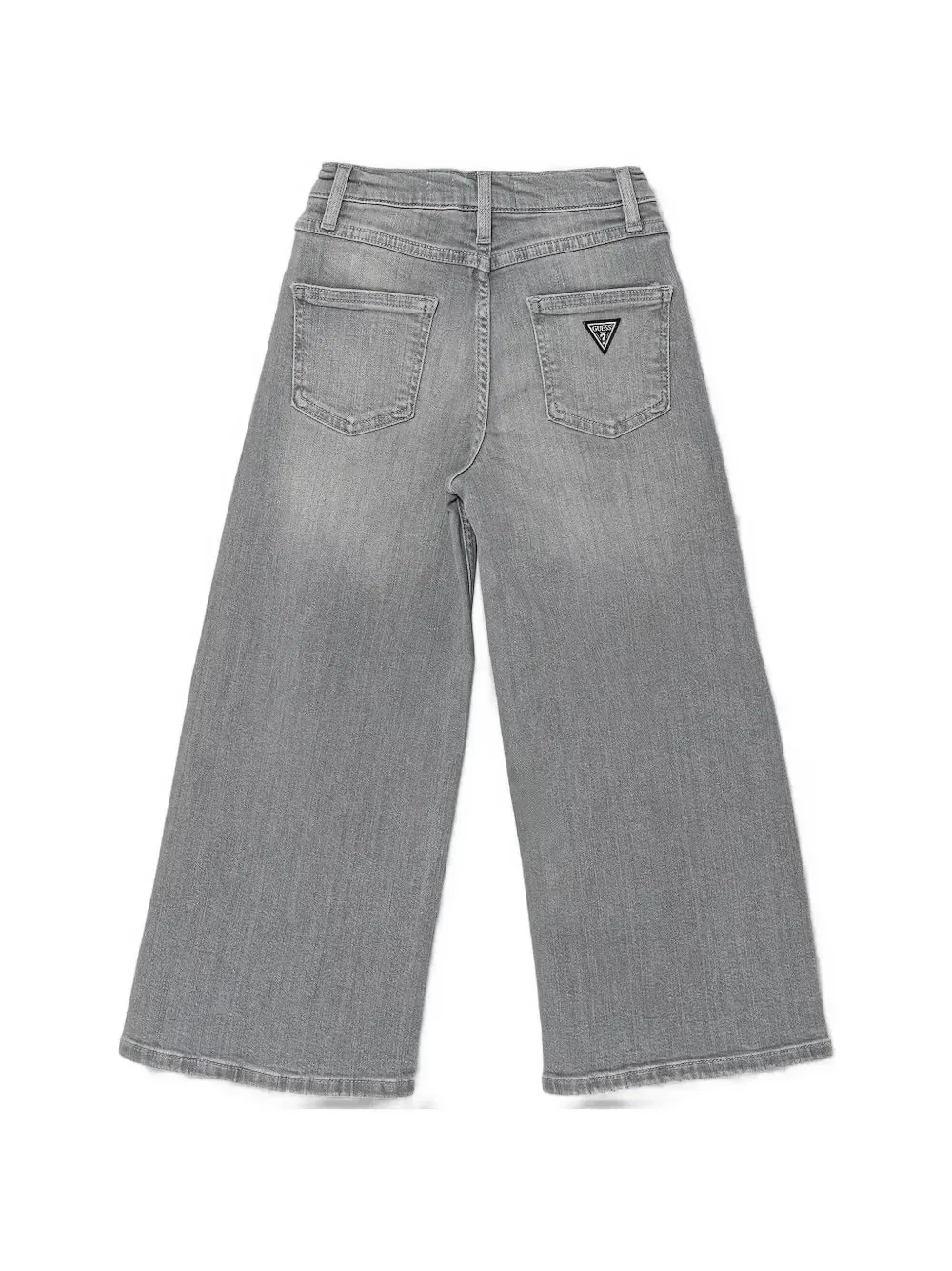 Джинсы широкого кроя со стразами Guess Kids, серый — фото 2