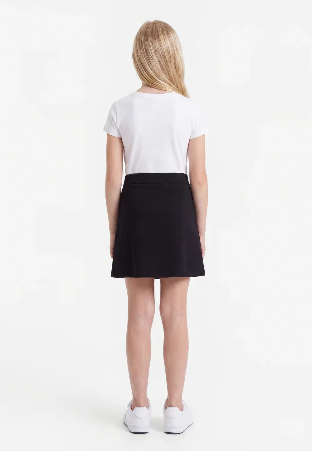 Плиссированная юбка-пуно - мини-юбка Calvin Klein Jeans, Black — фото 2