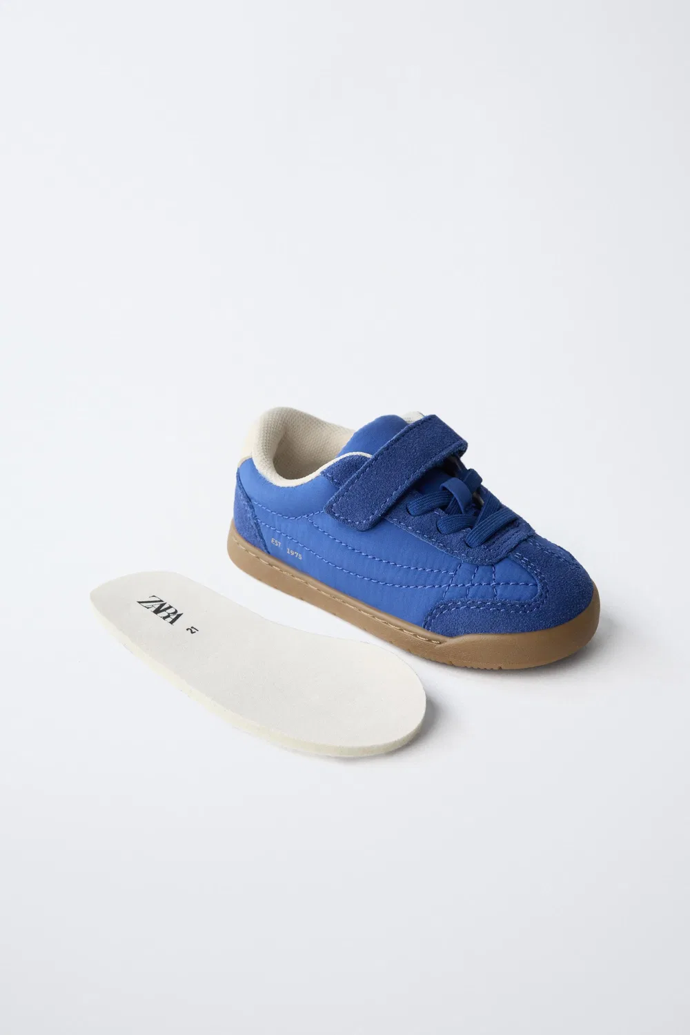 Кроссовки RETRO BAREFOOT PLIMSOLLS ZARA, Blue — фото 4