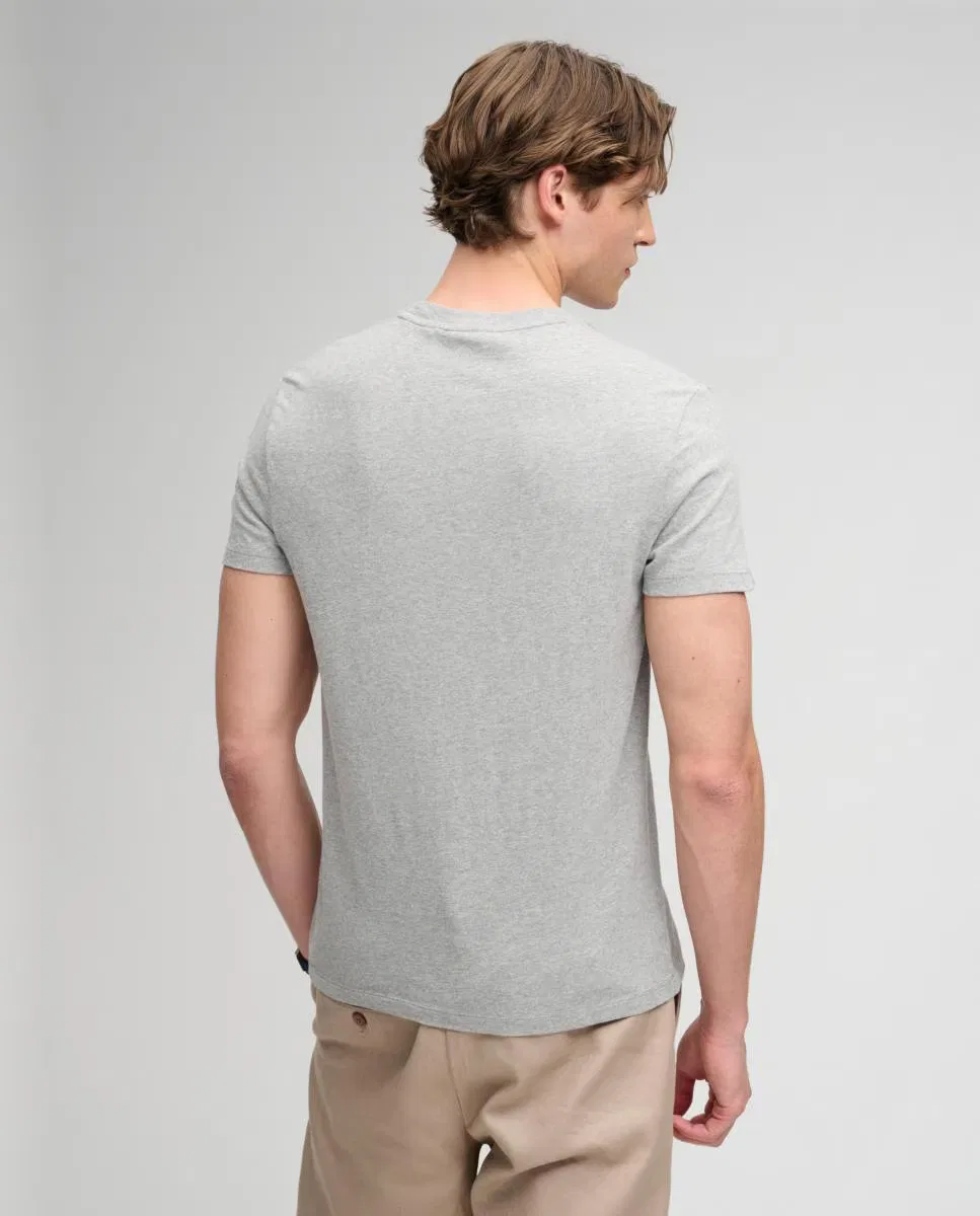 Мужская футболка, Essential Company Logo, Superdry, светло-серый — фото 2