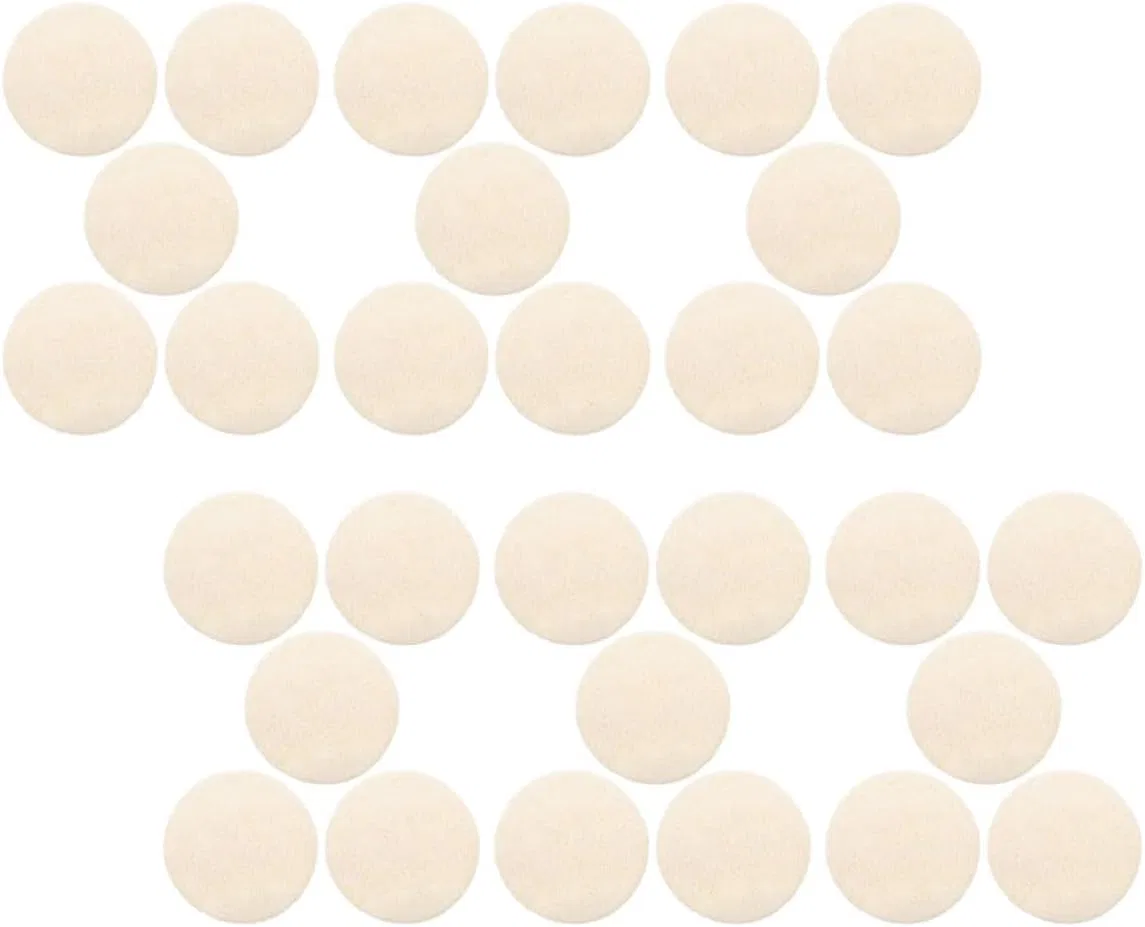 Набор люфы для пилинга лица, Alipis, 30 шт, 5.5x5.5x0.1 см, Beige