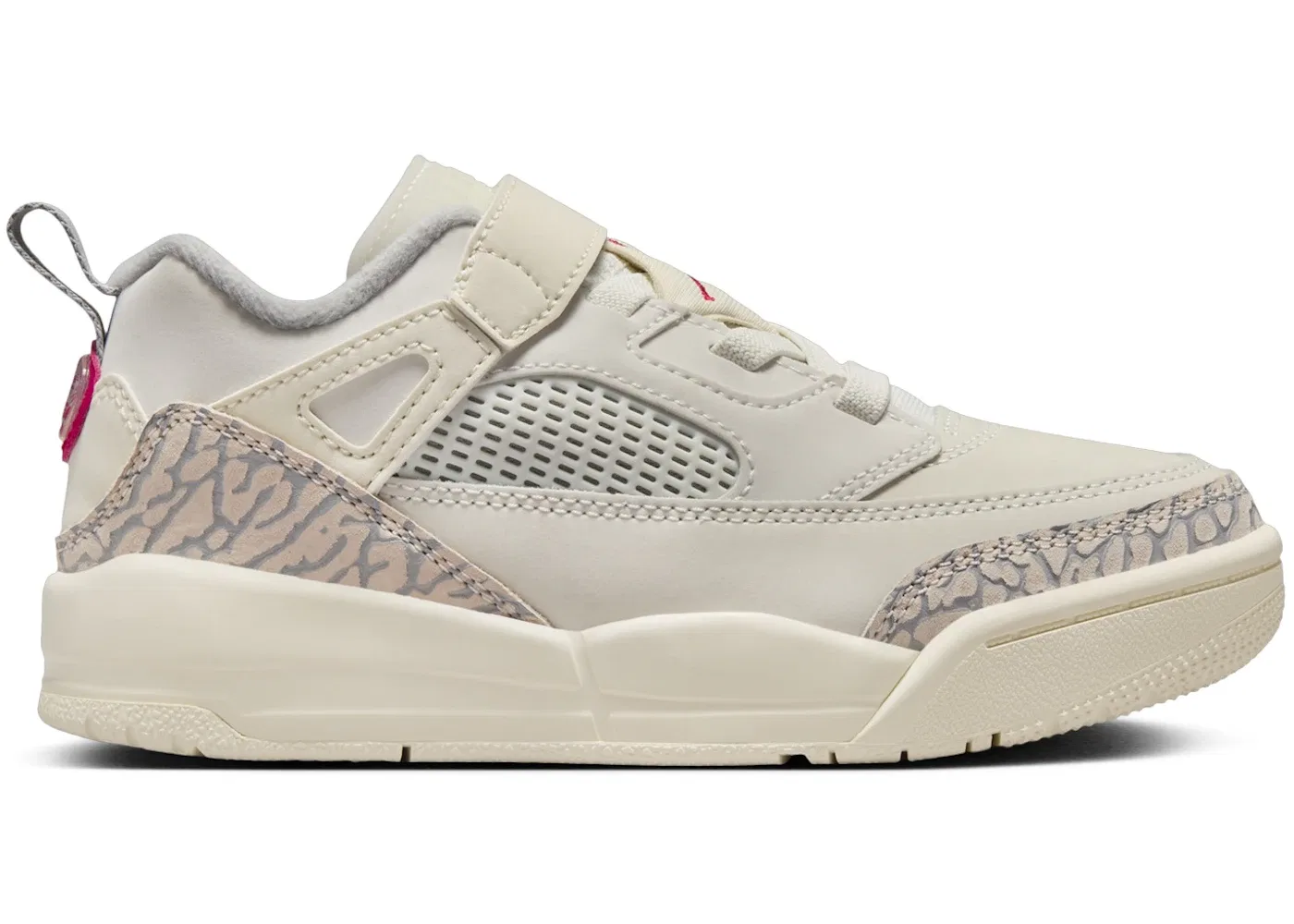 Детские кроссовки Lifestyle Jordan Spizike Low Jordan, Sail Coconut Milk Sandstone University Red