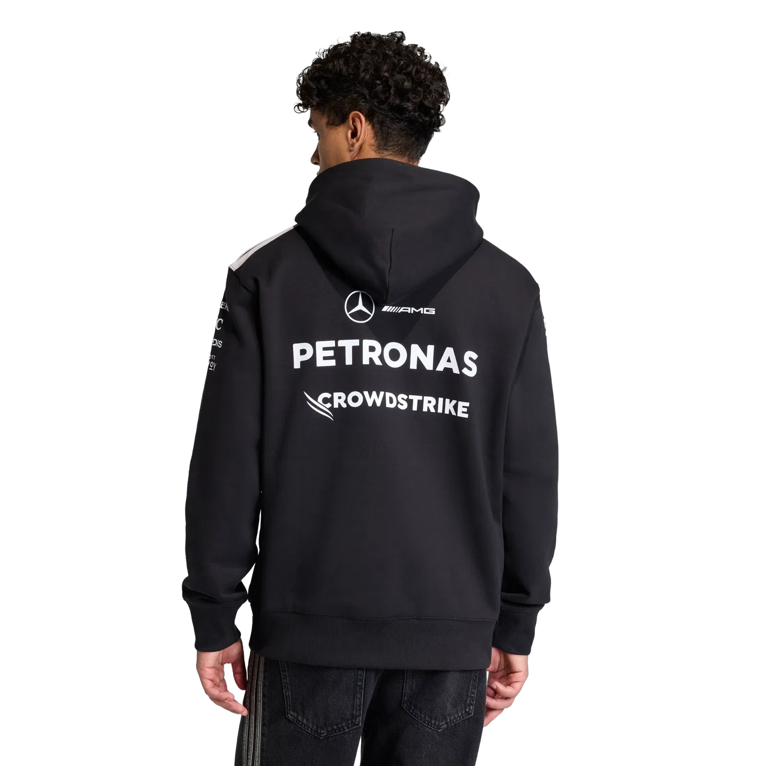 Мужское худи Formula 1 Team Driver Adidas, черный — фото 3