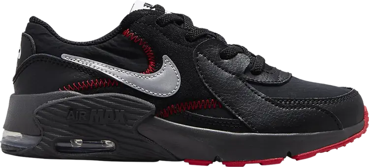 

Кроссовки Nike Air Max Excee PS 'Black Sport Red', черный