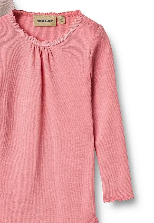 Комплект из 2 футболок с круглым вырезом Glaustinuke Wheat, pink lilac, розовый/сиреневый — фото 3
