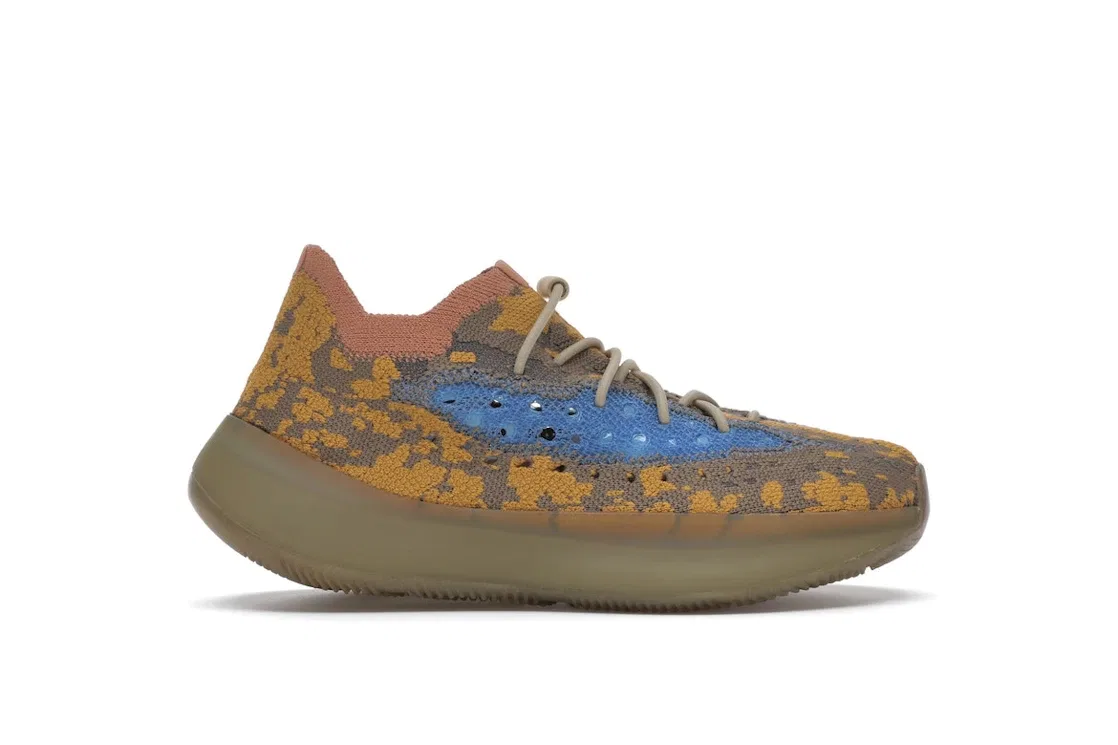Детские кроссовки Lifestyle с принтом Adidas Yeezy Boost 380, Blue Oat