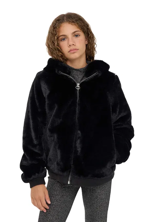 Куртка легкая утепленная Bomber jacket Terranova, черный — фото 4