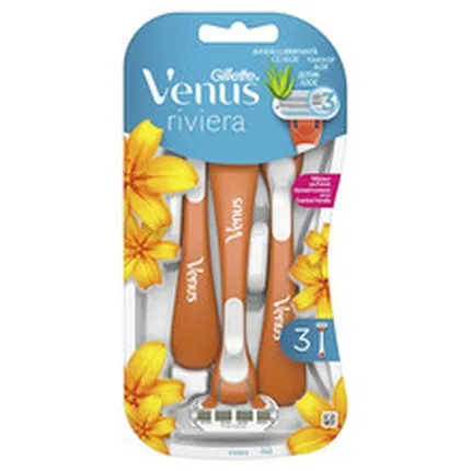 Бритвенный станок для женщин Gillette Venus Riviera, 3 шт.