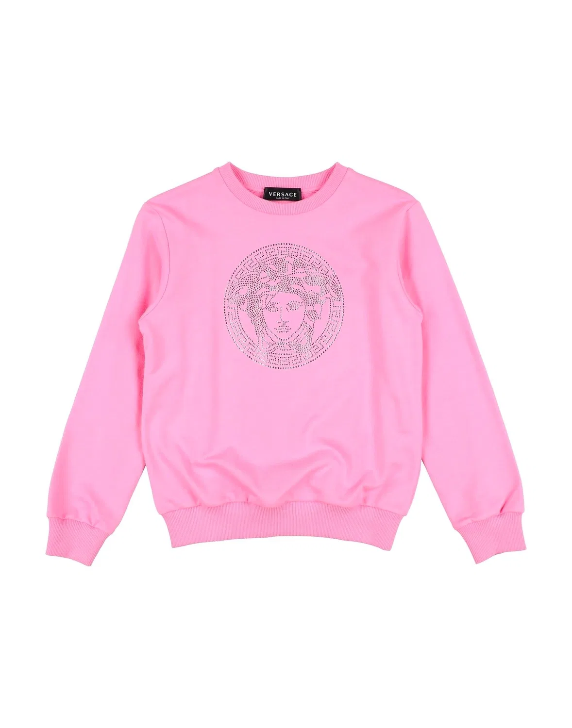 Свитшот с аппликациями Versace Young, розовый