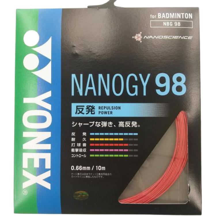 

Растягивающиеся струны для бадминтонной ракетки Nylon Unisex 10m YONEX