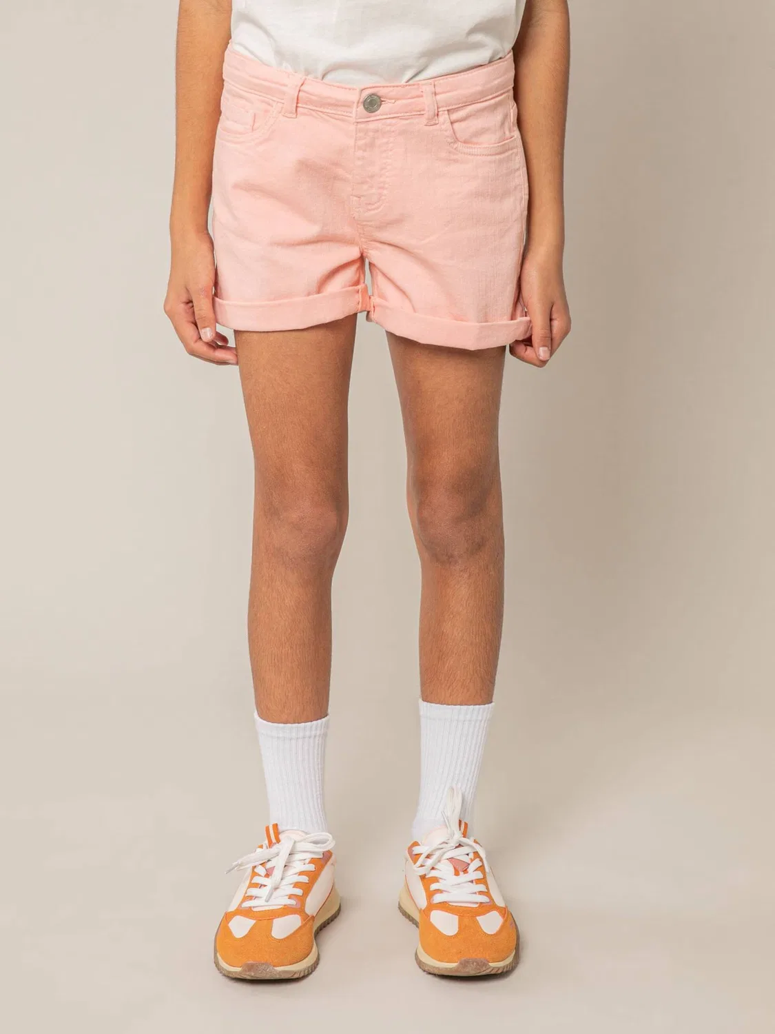 Брюки Deeluxe Regular Pants Cerise персикового цвета — фото 3