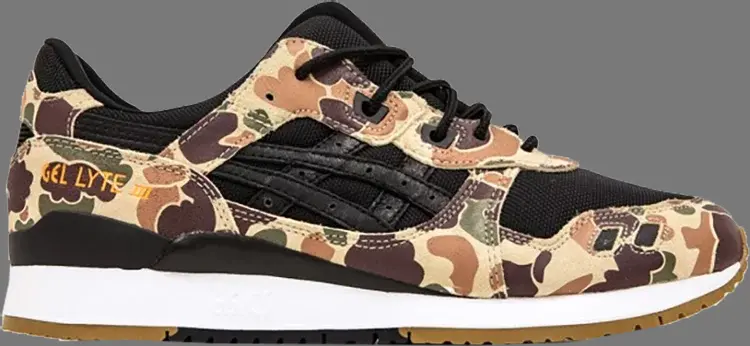 

Кроссовки atmos x gel lyte iii 'duck camo' Asics, многоцветный, Черный, Кроссовки atmos x gel lyte iii 'duck camo' Asics, многоцветный