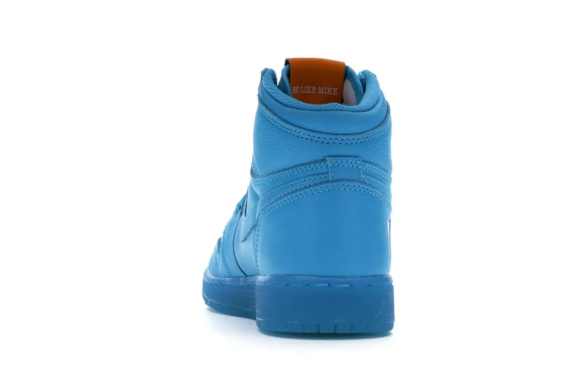 Детские кроссовки Lifestyle с принтом Jordan 1 Retro High Jordan, Blue Lagoon/Blue Lagoon — фото 4