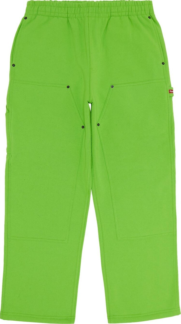

Спортивные брюки Supreme Double Knee Painter Sweatpant Bright Green, зеленый