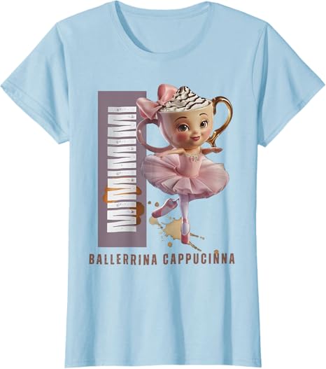 

Футболка Cappuccina Ballerina Gen Z, голубой