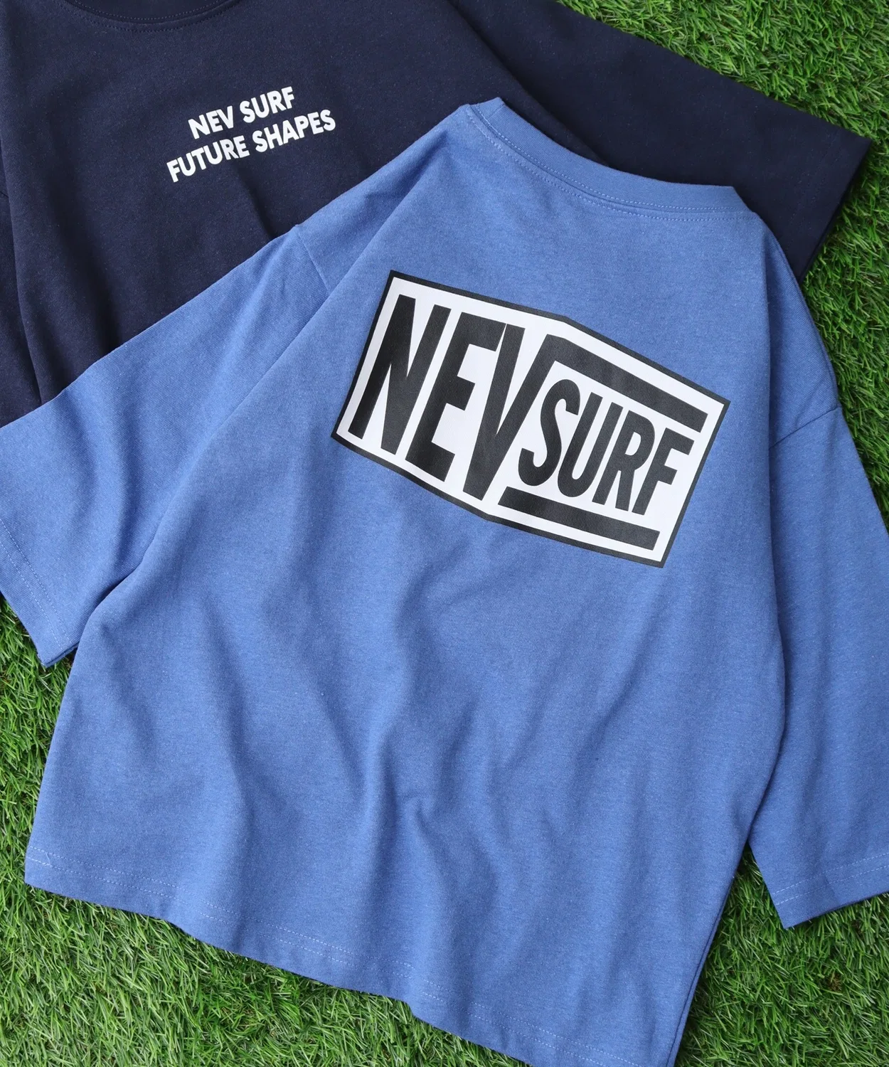 Детская футболка с принтом NEVSURF FUNALIVE, Dark Blue — фото 2