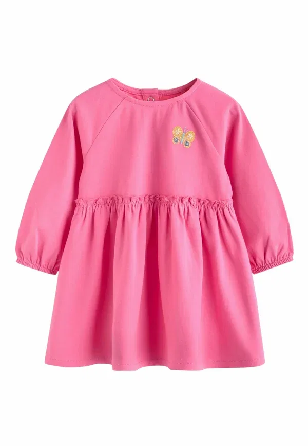Платье джерси с цветочным принтом 2-pack Next bright pink, розовый — фото 2