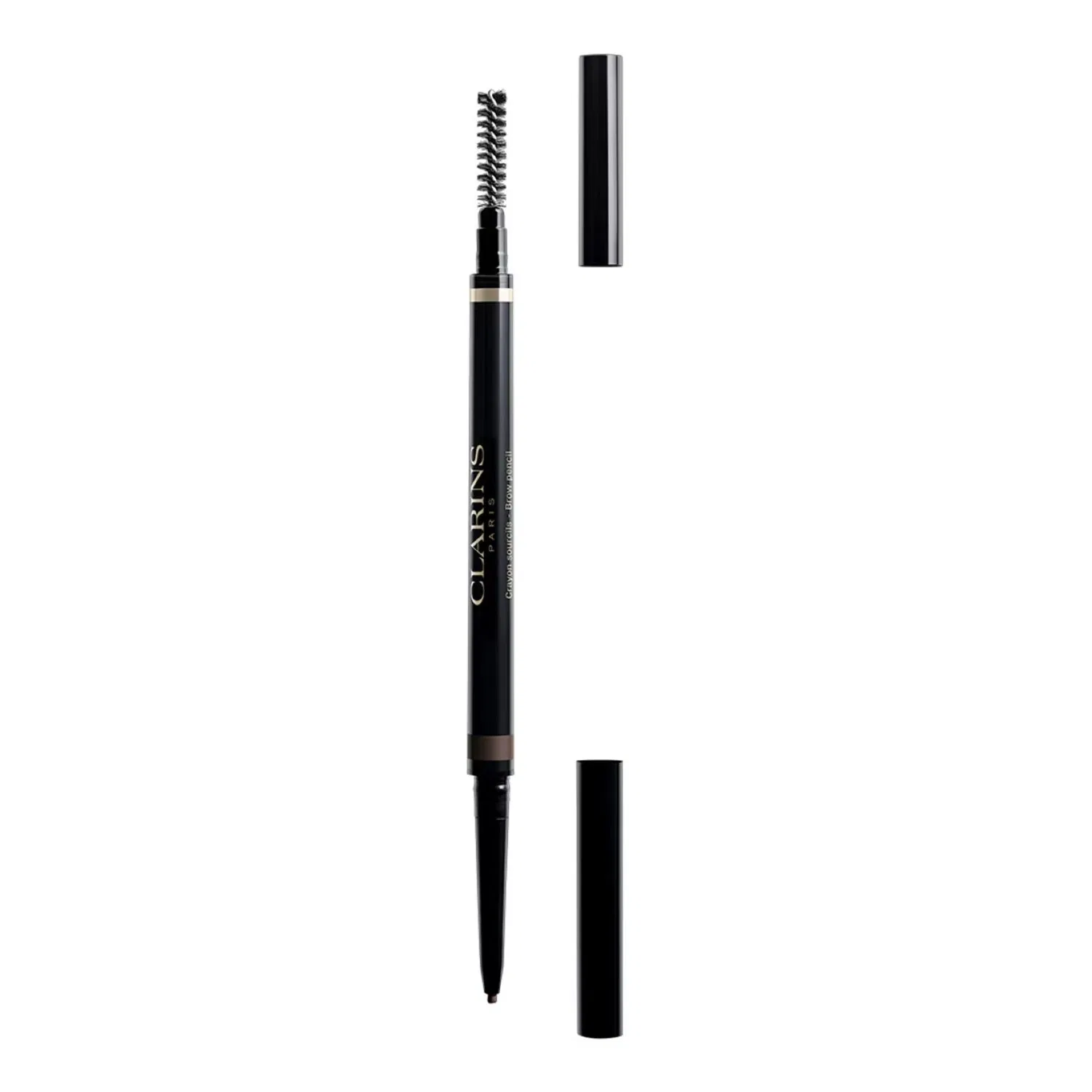 Карандаш для бровей с кисточкой, 0,06 г, с экстрактом мастики, CLARINS, 04 Dark Brown