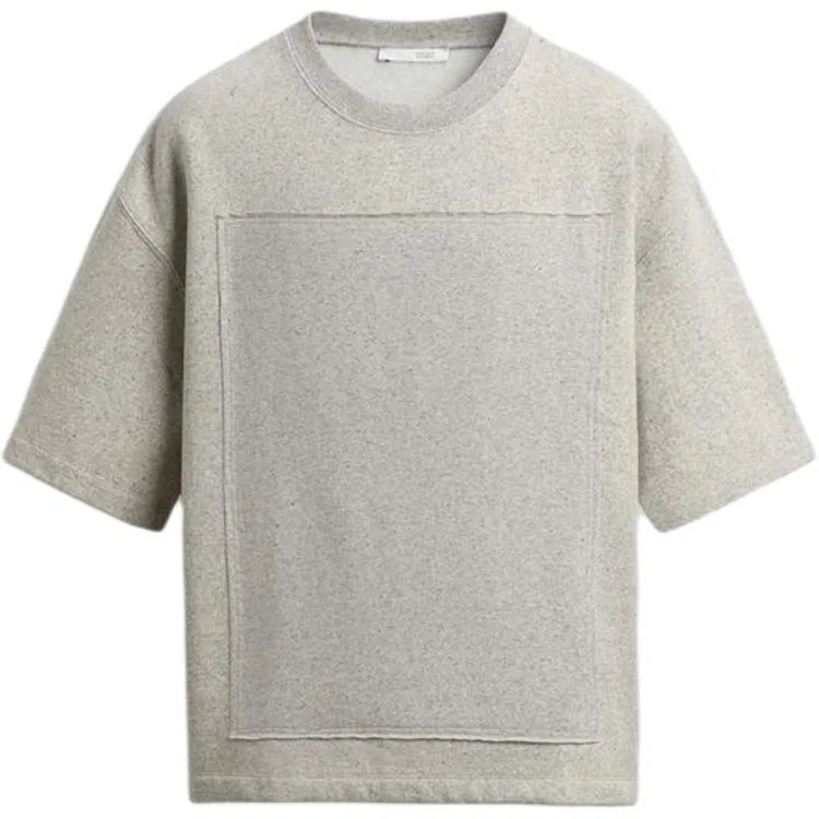 Футболка детская с круглым вырезом, серая, ZARA