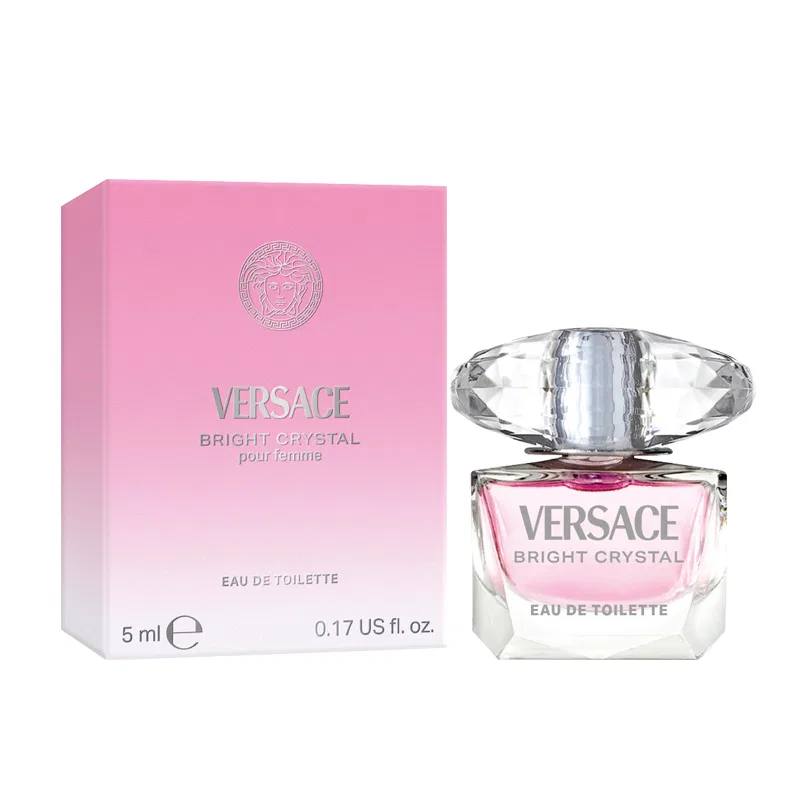 Женский набор парфюмерных пробников Versace Pink Diamond Eau De Toilette, 5 мл × 5, VERSACE, Pink Radiance Crystal — фото 4