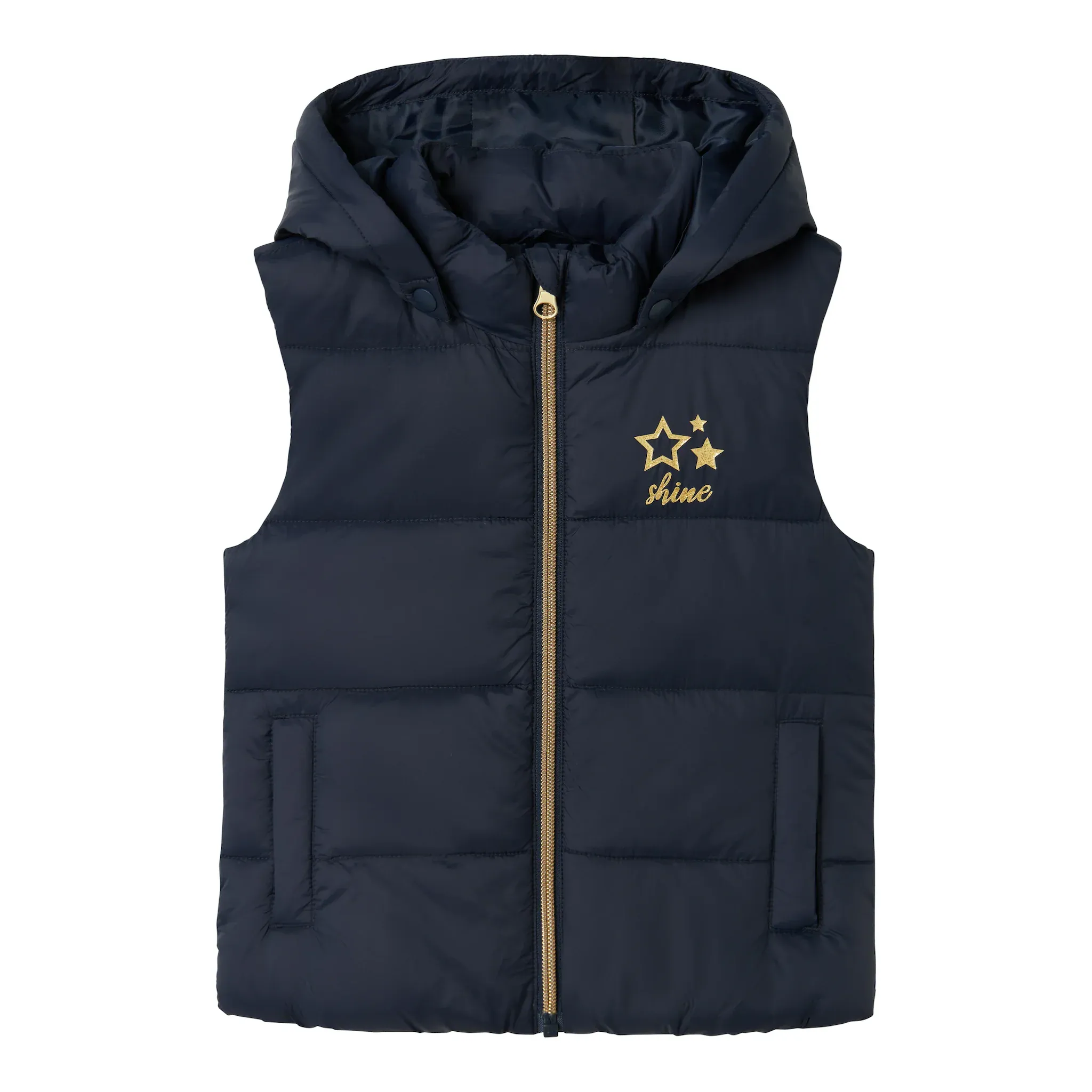

Название Стеганый жилет It «NMFMONAY VEST PB» со светоотражающими деталями Name It, цвет Dark Sapphire
