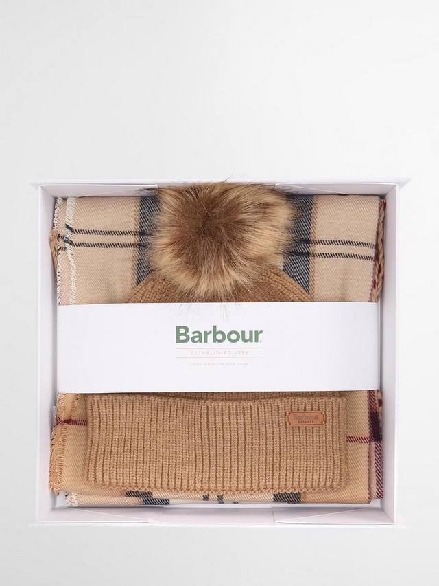 

Подарочный набор Dover Beanie Hat и Hailes Scarf Barbour, Brown/Multi