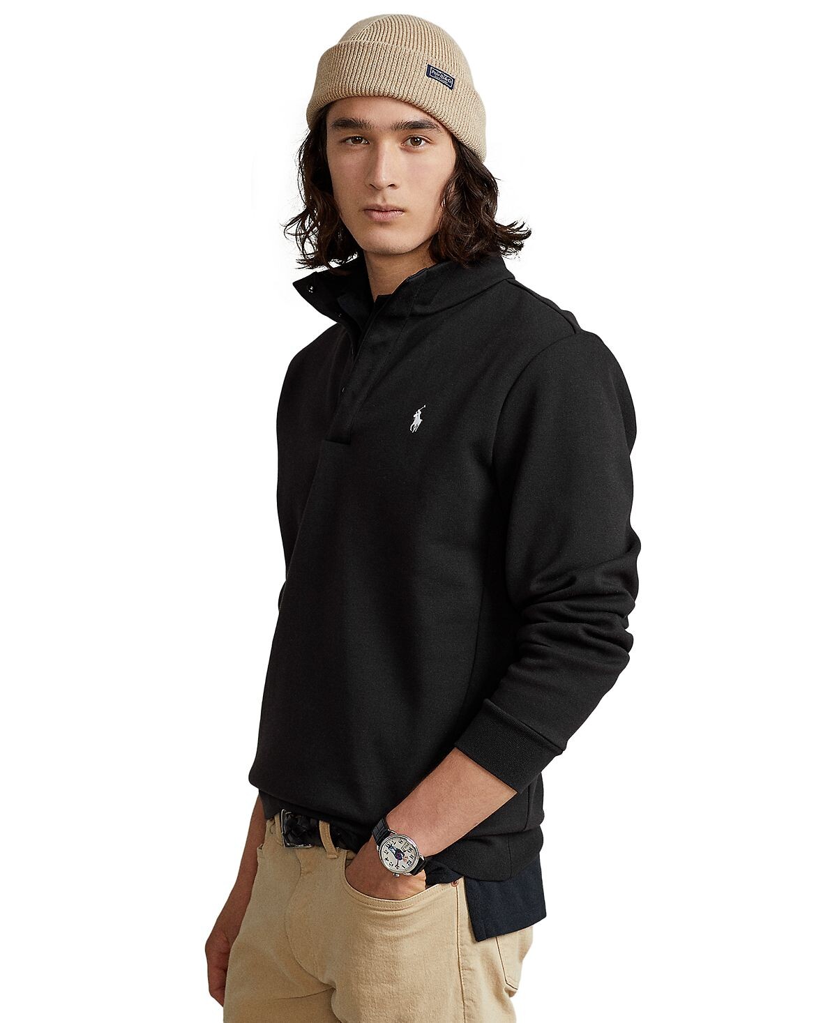 Мужская футболка из джерси с капюшоном Polo Ralph Lauren, мульти — фото 2