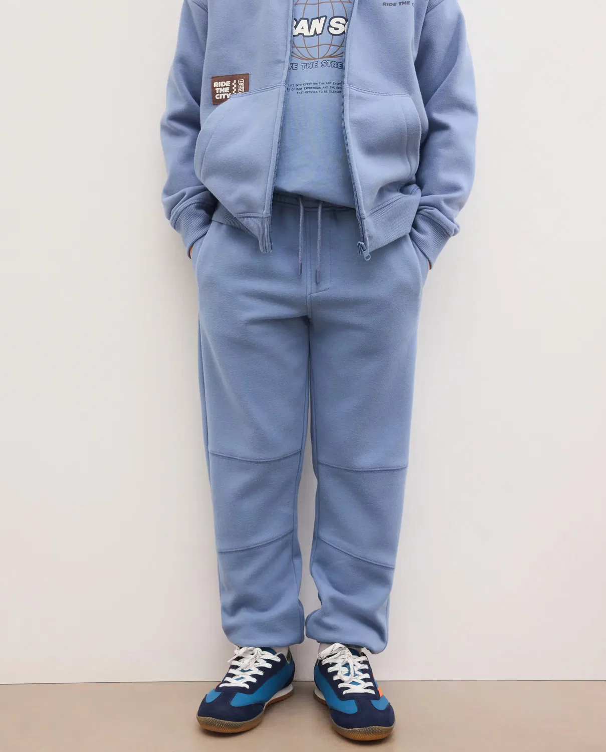 Детские спортивные штаны для мальчиков из флиса Kids El Corte Inglés, Azul — фото 2