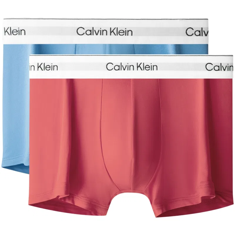 Мужские боксеры с принтом Calvin Klein, Russet Red