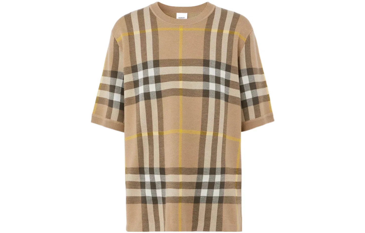 Мужской свитер с принтом Vintage Check Knitted Burberry, Truffle