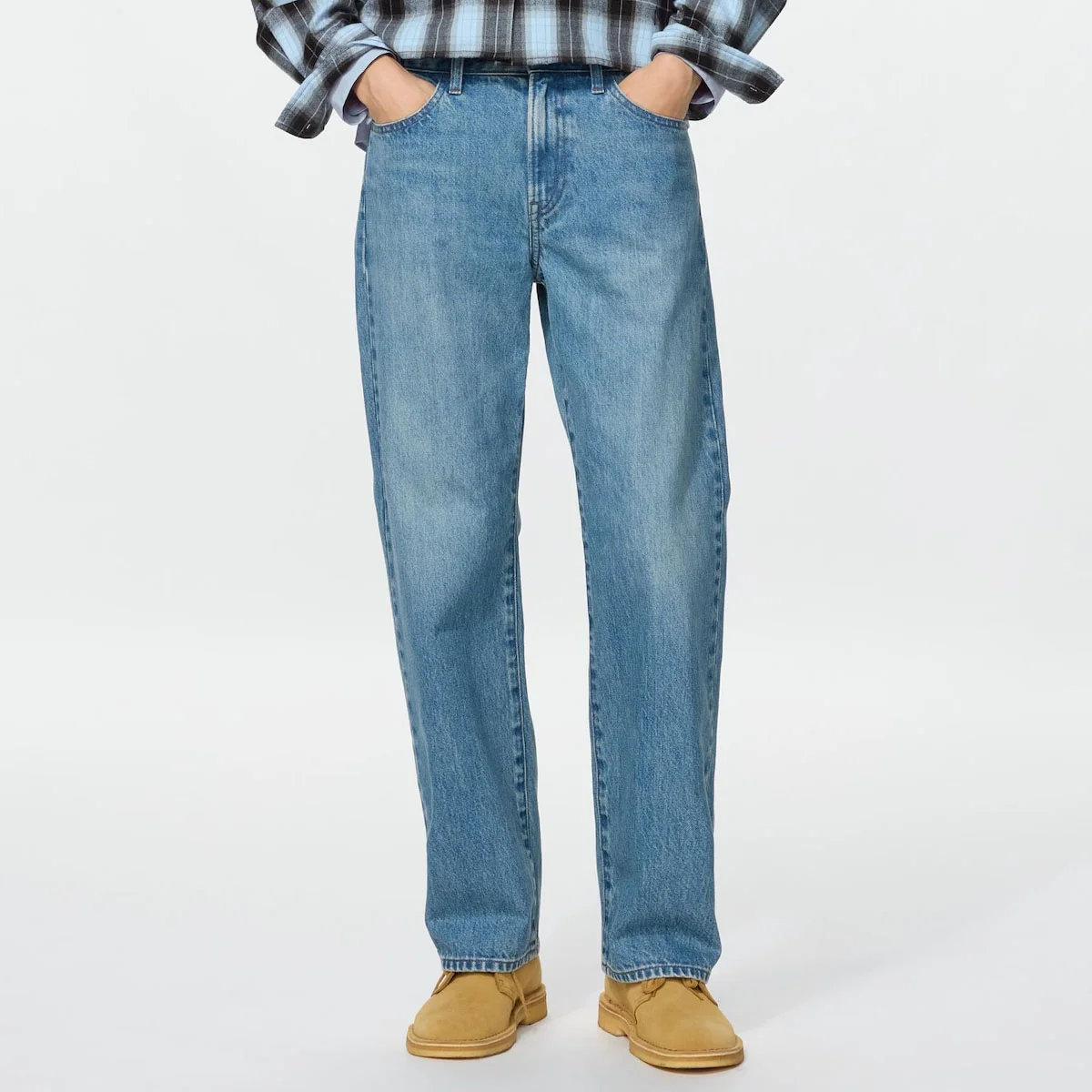 Джинсы Uniqlo x JW Anderson Straight, 65 синий
