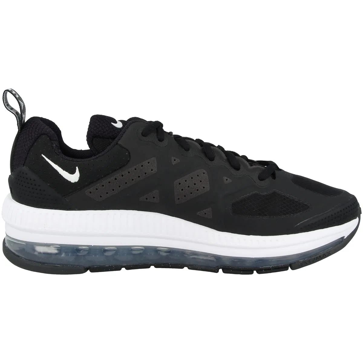 Детские спортивные кроссовки для мальчиков с амортизацией Air Max 90 LTR NIKE, Black Anthracite White — фото 3