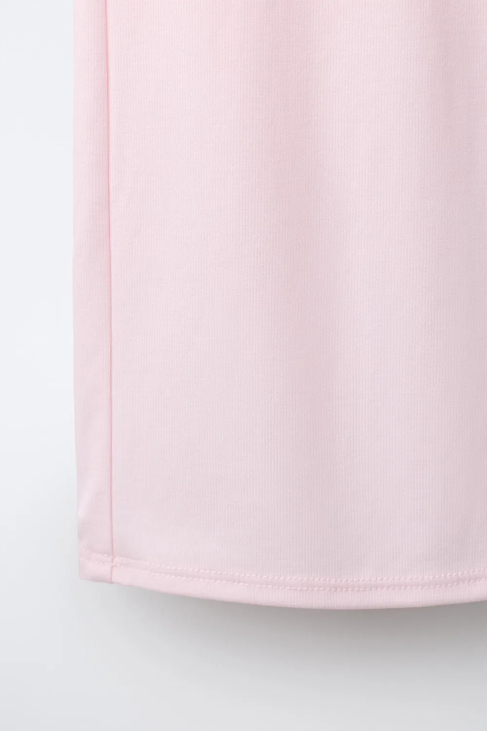 Расклешенные брюки с отворотами и сборками ZARA, Pastel pink — фото 4