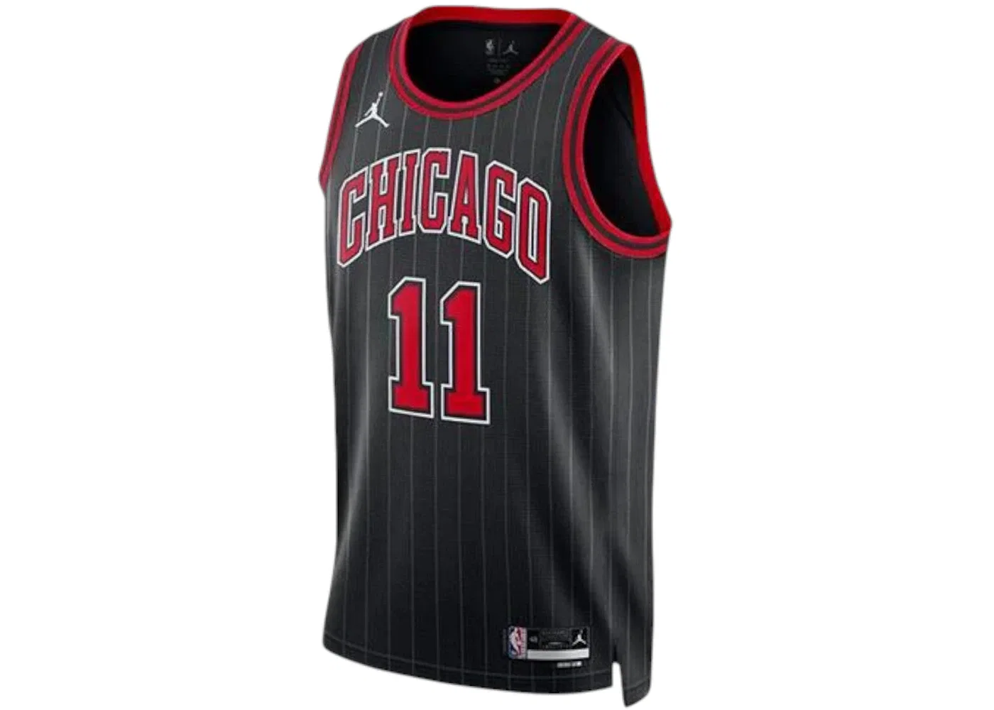 Мужская баскетбольная джерси Nike Air Jordan x NBA Chicago Bulls Demar Derozan 2022/23 Statement Edition Swingman, Black/Chicago Red