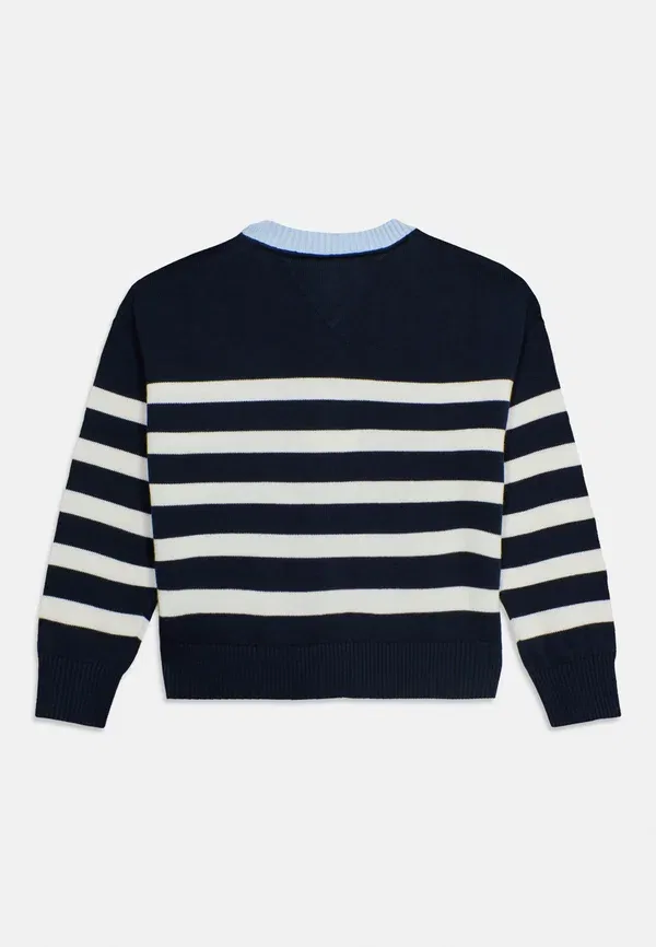 Кардиган полосатый Nautical stripes Tommy Hilfiger dark night темно-синий — фото 4