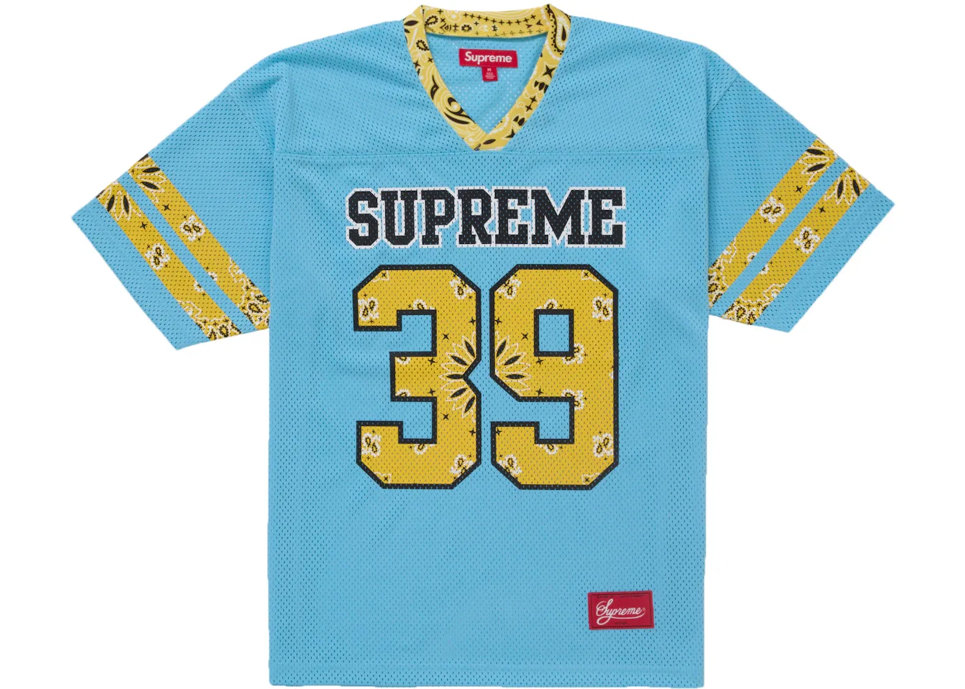 Мужская футбольная джерси с принтом Bandana Supreme, Blue