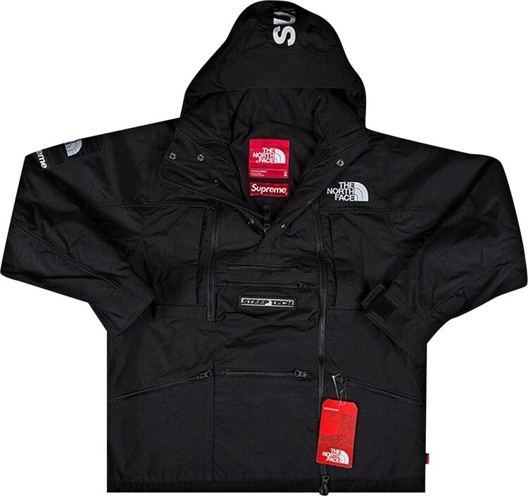 

Куртка Supreme x The North Face Steep Tech Hooded Jacket 'Black', черный