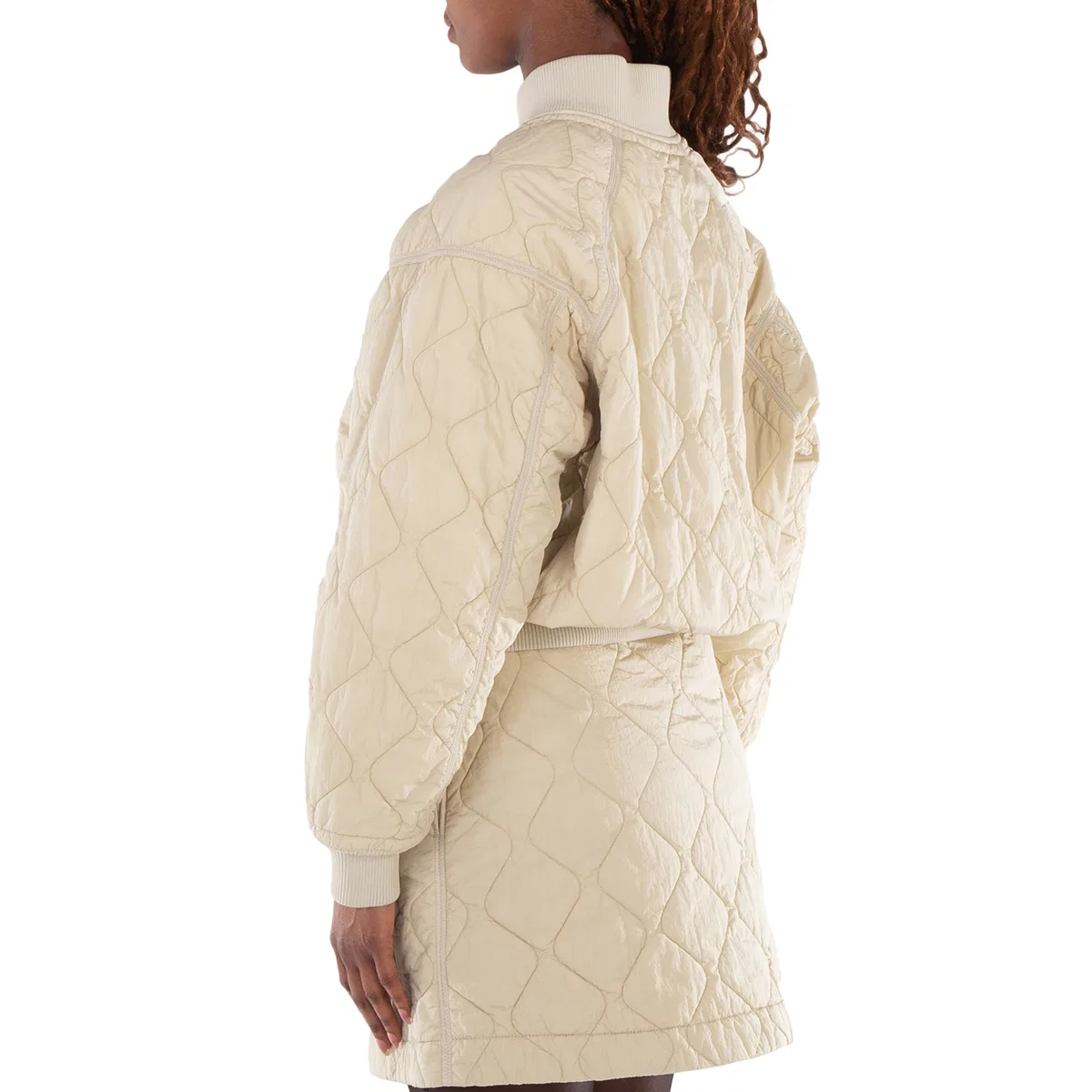 Женская куртка-бомбер стеганая Ladies Quilted Bomber Jacket Burberry, Soap — фото 3