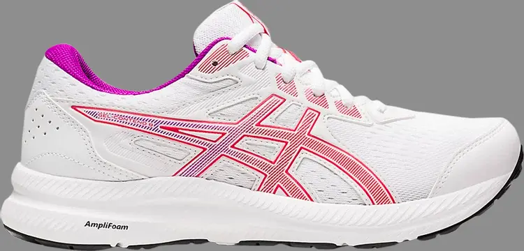 

Кроссовки wmns gel contend 8 'white red alert' Asics, белый, Белый;серый, Кроссовки wmns gel contend 8 'white red alert' Asics, белый