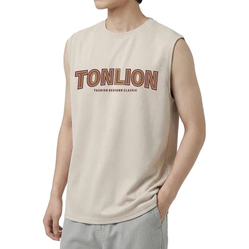 Детская безрукавка с принтом Tonlion, Apricot