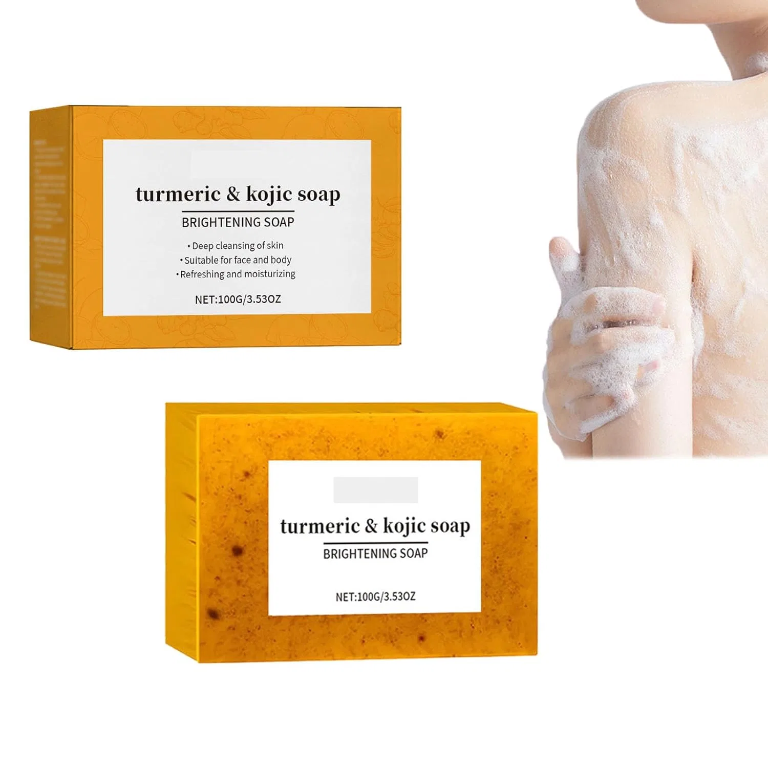 Мыло твердое отбеливающее Mavrik Beauty Soap, 100 г, Lemon Blmcoos