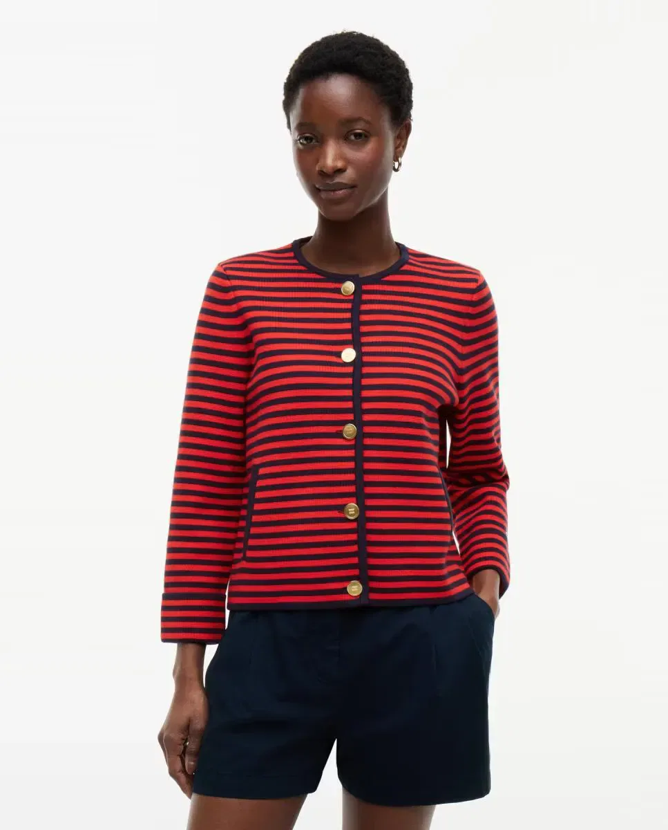 Женский кардиган с круглым вырезом Tommy Hilfiger, Red